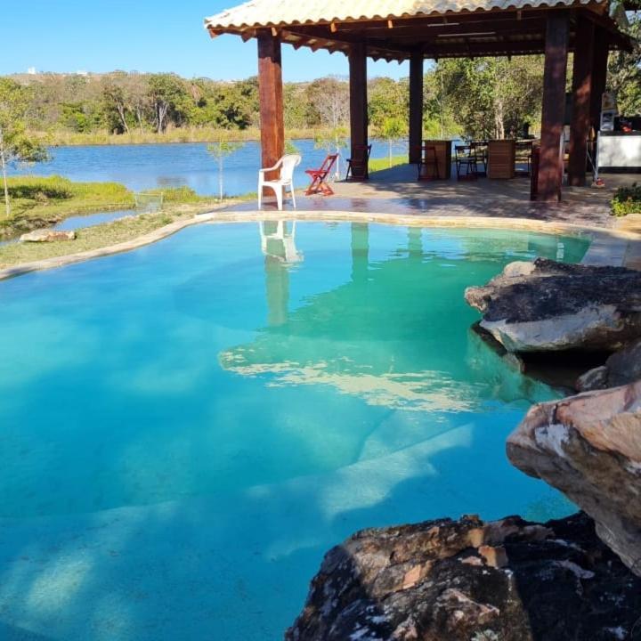 Chale Defronte Lagoa Na Serra Do Cipo Proximo A Cachoeira Grande, Cachoeira Do Pedrao E Cachoeira Veu Da Noiva Jaboticatubas Exteriér fotografie